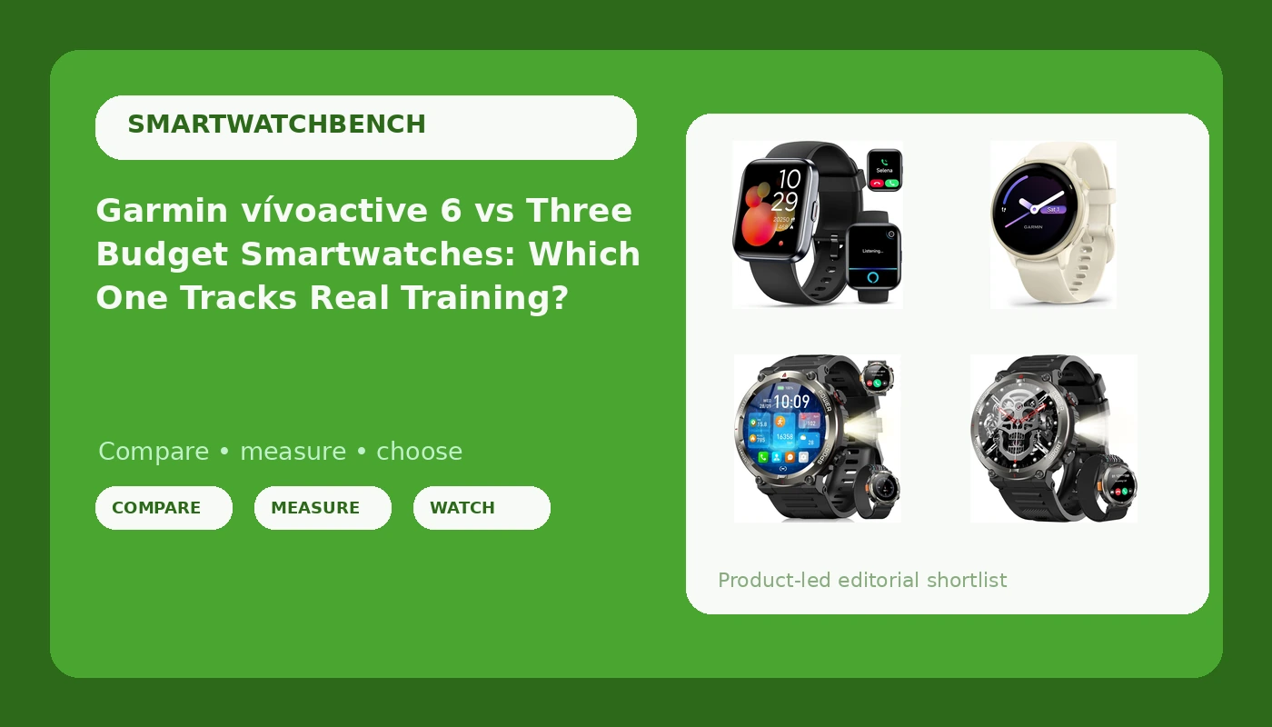 Garmin vívoactive 6 vs Three Budget Smartwatches: Which One Tracks Real Training?