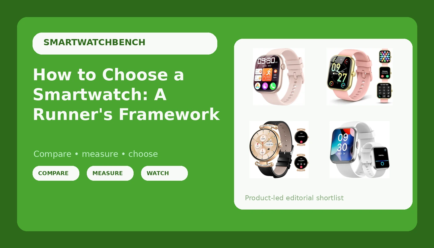 How to Choose a Smartwatch: A Runner's Framework - SmartwatchBench review with measurements and honest opinion