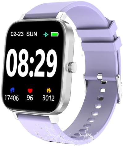 Smart Watch for Men Women SmartWatch 1.83" for iPhone Samsung Android Phone Compatible, Fitness Tracker Watch with Pedometer, Heart Rate/Sleep Monitor, Blood Oxygen, IP68 Waterproof