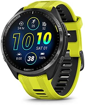 Garmin Forerunner® 965, Running Smartwatch, 47mm, Black/Powder Gray