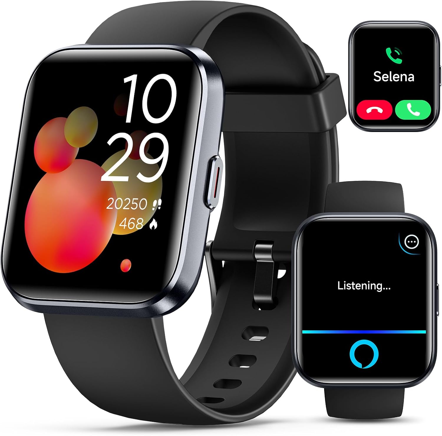 Smartwatch for Women and Men, 1.8 inch Fitness Tracker Watch with Alexa
