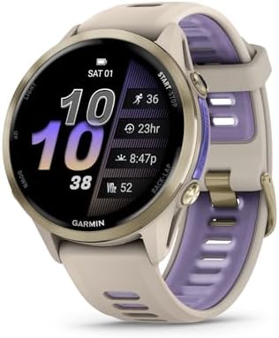 Garmin Forerunner® 970, 47mm, Carbon Gray DLC Titanium, Black/Whitestone