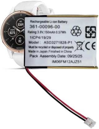 Pattaya 361-00096-00 Battery Replacement for Garmi n Feni x 5s Feni x 5S Plus Smart Watch